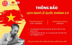 Thông báo nghỉ lễ 02/09/2024