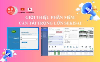 GIỚI THIỆU PHẦN MỀM CÂN TẢI TRỌNG LỚN SEKISAI 2024